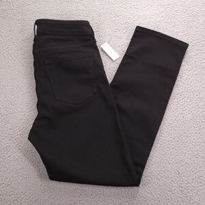 GAP Jeans Size 10/30 Classic Straight Mid Rise Black Stretch Denim NEW